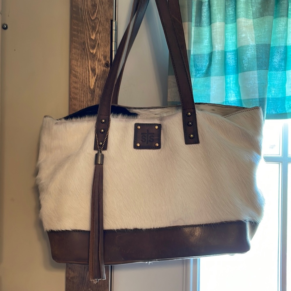 STS cowhide purse